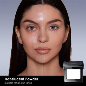 CARSLAN pressed powder texture close-up highlighting ultra-fine finish