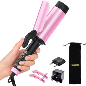 Casavok front view of 2-inch barrel iron showing sleek design and quick styling benefit