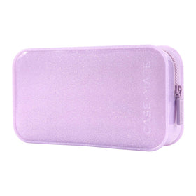 Case-Mate Stardust front view showing glitter finish and zip closure for style and protection
