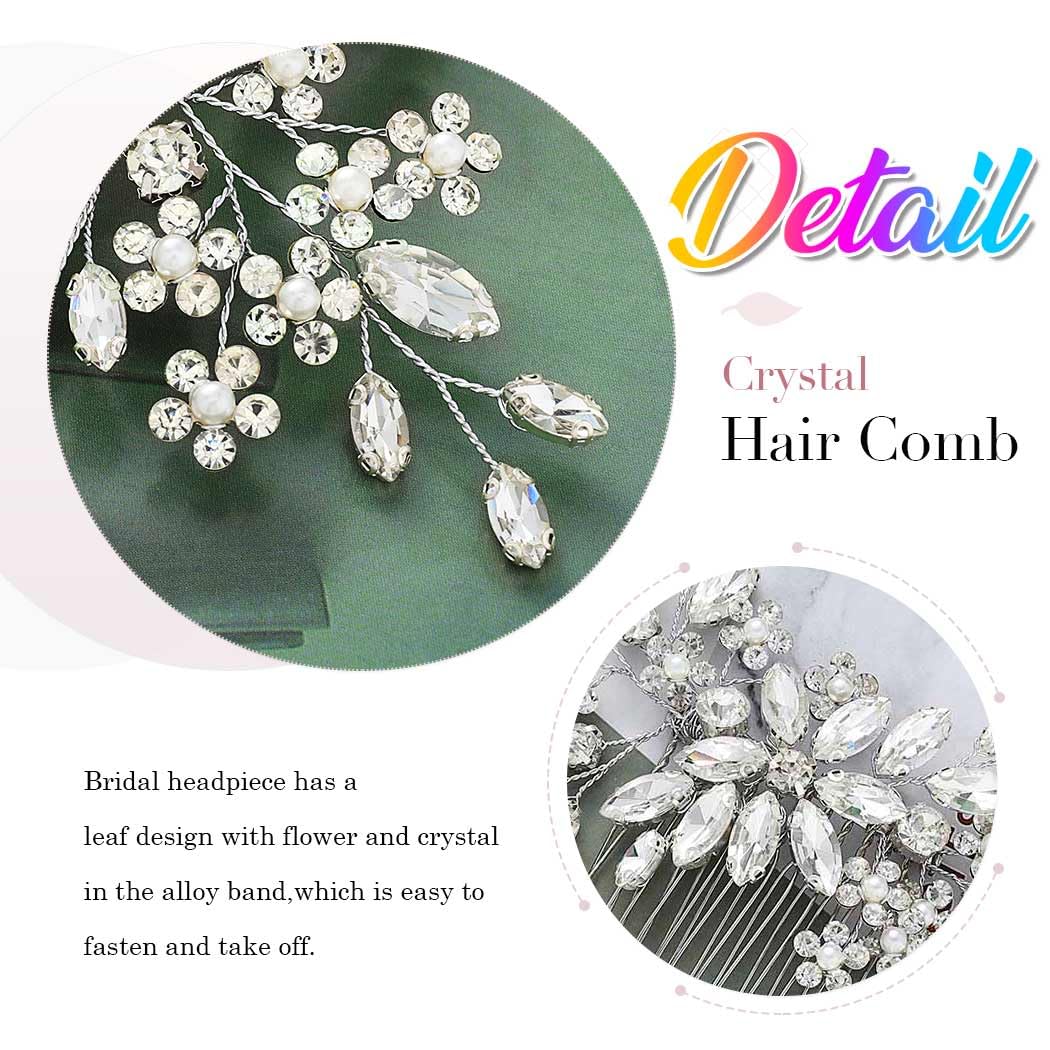 Catery in hair side bun styling demonstrating subtle sparkle and secure placement