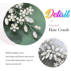 Catery in hair side bun styling demonstrating subtle sparkle and secure placement