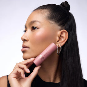 Catrice Blushin' Charm size held in hand to show compact, travel-friendly design