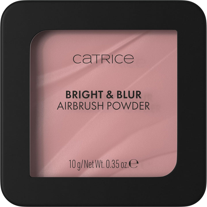Catrice compact front view showing product branding and slim design for travel