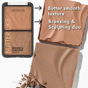 Catrice close-up of powder texture highlighting buttery blendability and smooth finish