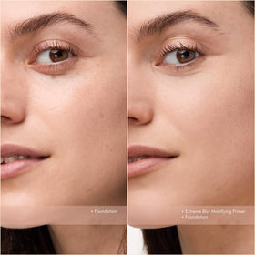 Catrice ingredient display highlighting hyaluronic acid and squalane benefits