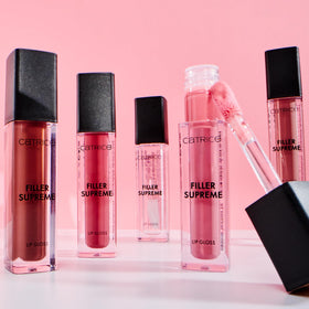 Catrice tube beside coin for scale showing compact size and travel-friendly benefit