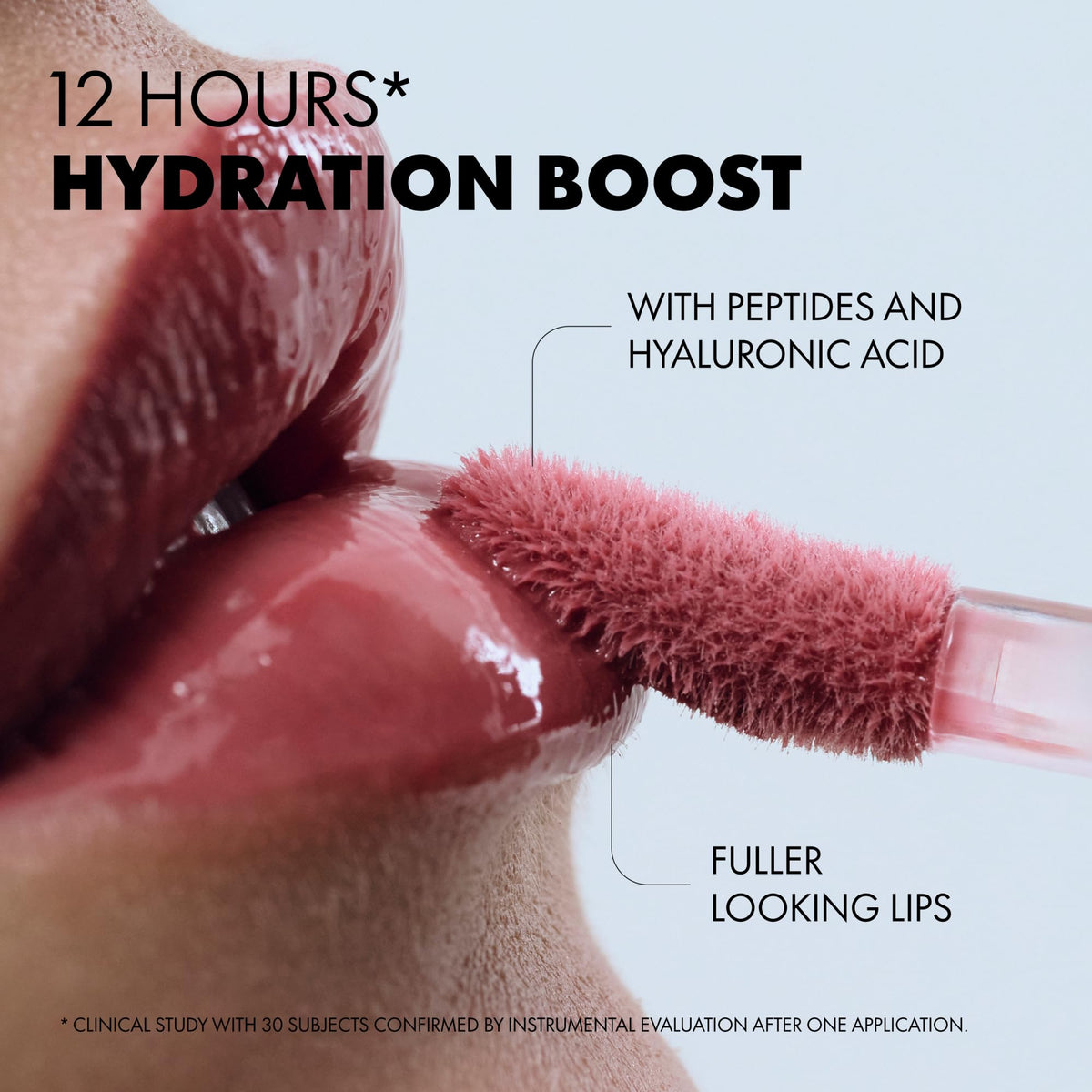 Catrice texture close-up highlighting glossy gel and hydrating hyaluronic benefit