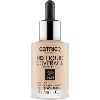 Catrice front packaging showing bottle and label, clear branding and benefit