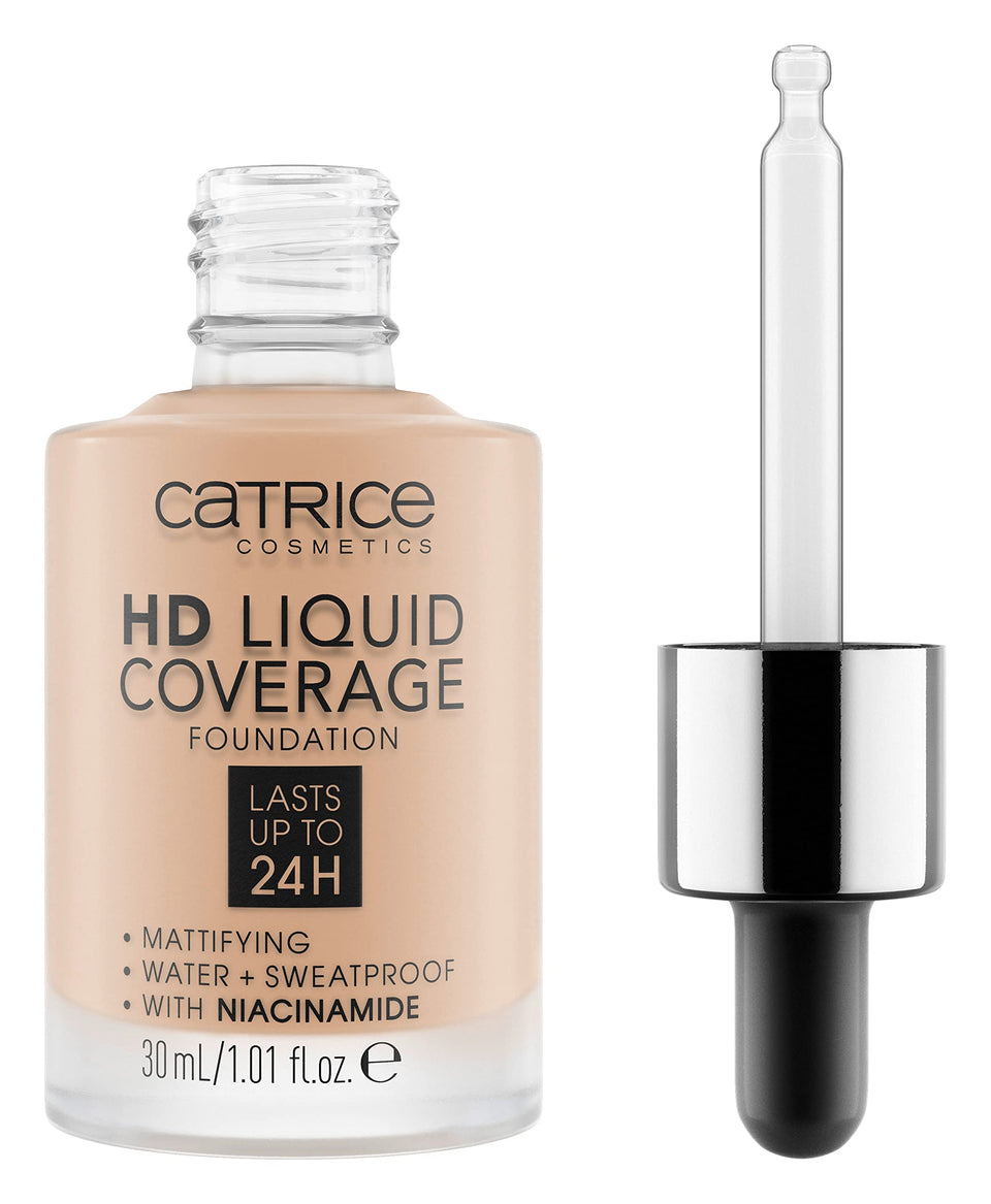 Catrice Cosmetics front bottle shot shows streamlined packaging and high-coverage promise