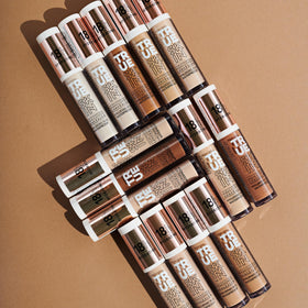 Catrice flatlay in makeup bag for everyday convenience