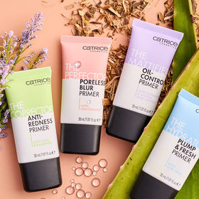 Catrice lifestyle shot on bathroom vanity showing daily skincare integration