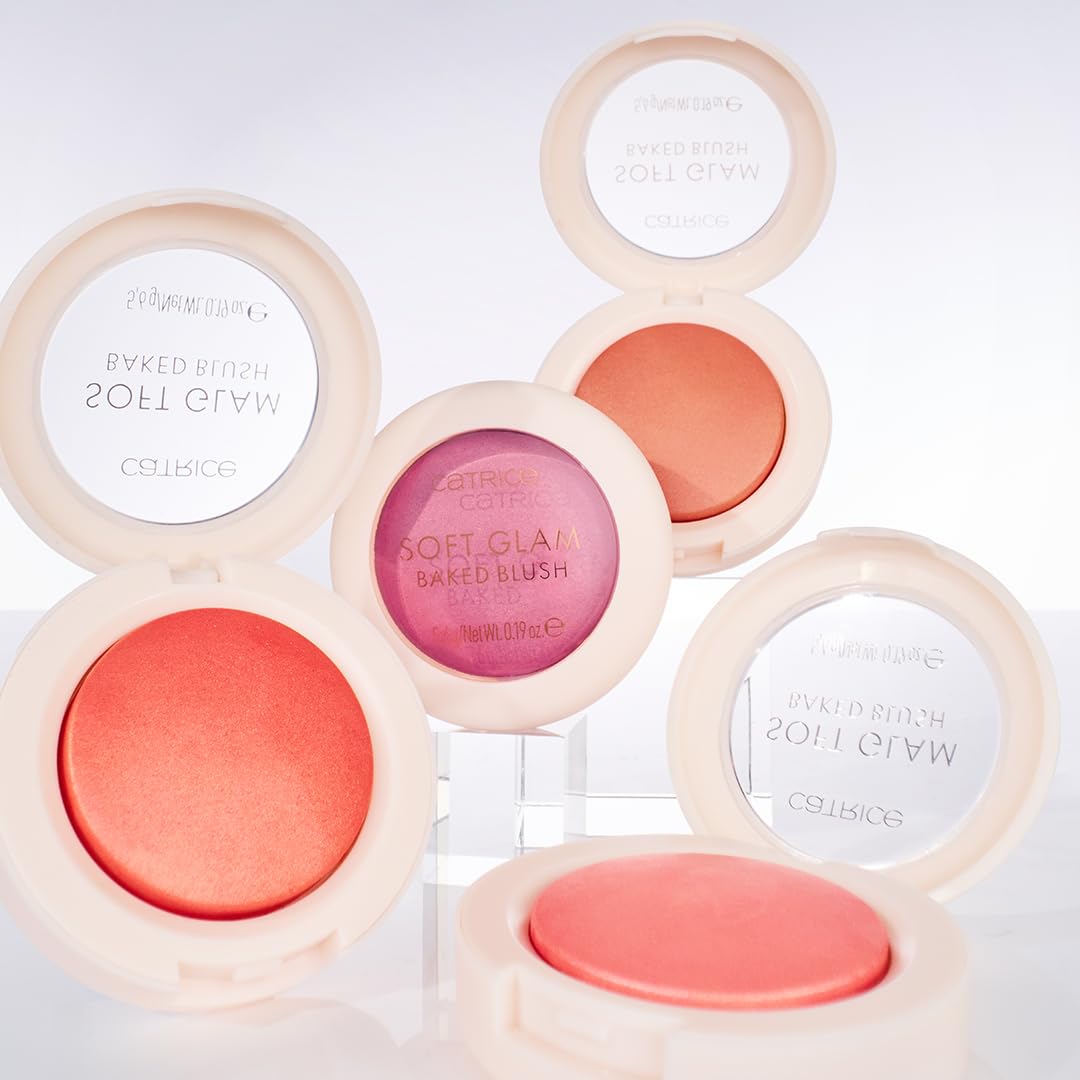 Catrice model wearing blush on cheeks demonstrating natural radiant glow