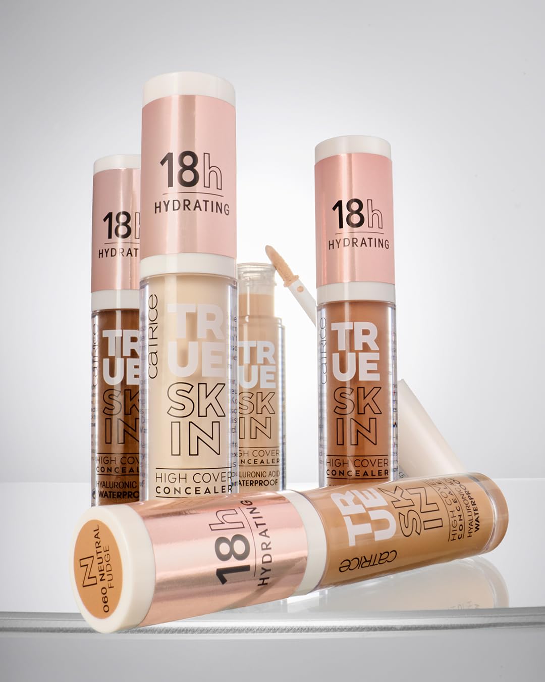 Catrice True Skin in a makeup bag styled for everyday routine and portability benefit