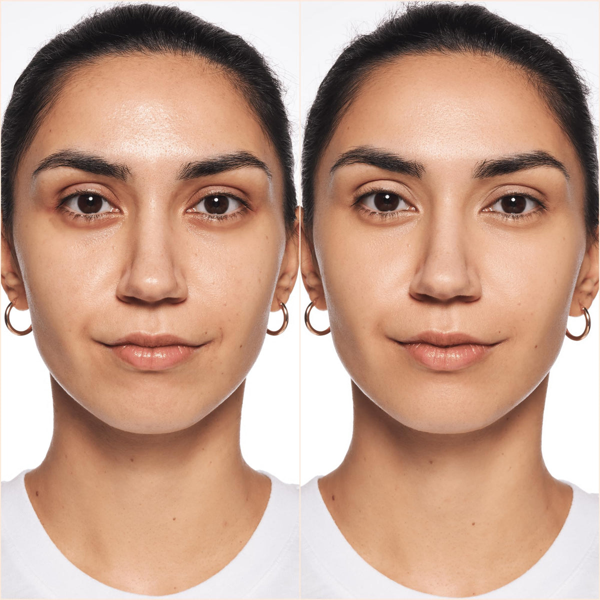 Catrice under-eye before and after, conceals dark circles effectively benefit