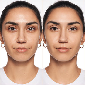 Catrice under-eye before and after, conceals dark circles effectively benefit