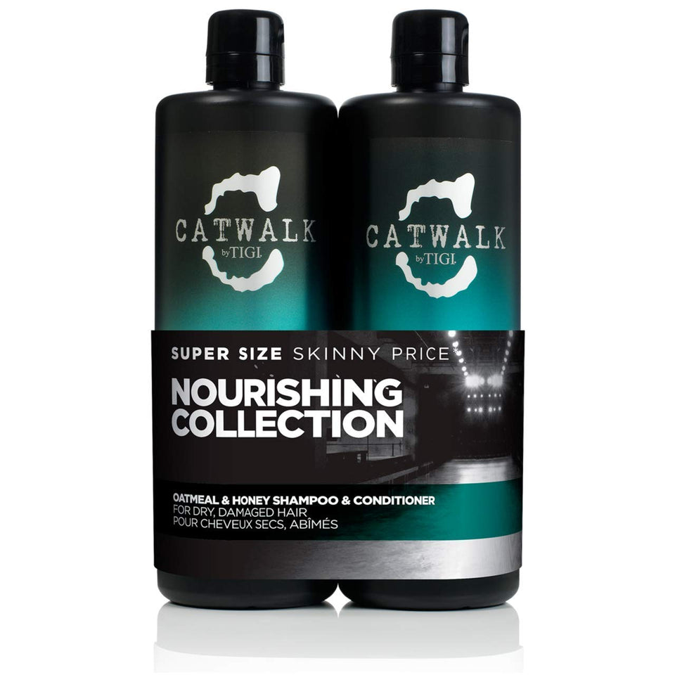CATWALK by TIGI front packaging showing shampoo and conditioner bottles, highlights value size