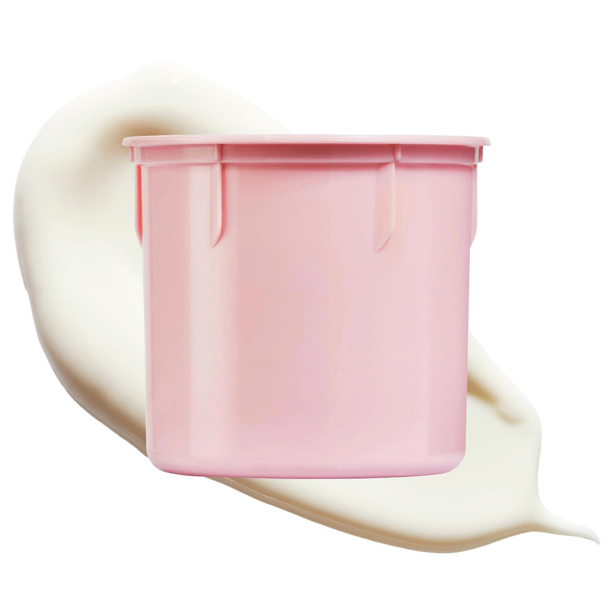 Caudalie front jar showing cashmere cream refill and elegant packaging benefit: sustainable design