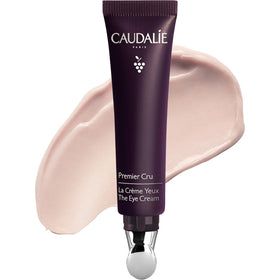 Caudalie front packaging showing product and benefits for smoother eyes