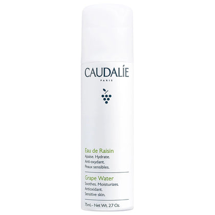 Caudalie front bottle view showing clean packaging and travel-ready size