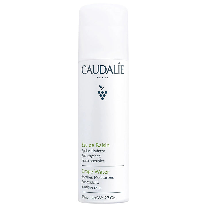 Caudalie front bottle view showing clean packaging and travel-ready size