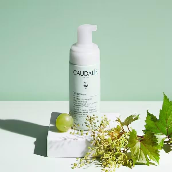 Sage extract close-up for Caudalie showing purifying benefit and natural tone refinement