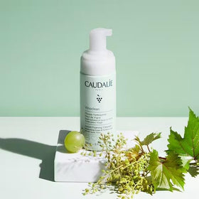 Sage extract close-up for Caudalie showing purifying benefit and natural tone refinement