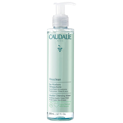 Caudalie Vinoclean front bottle showing clean packaging and fast cleansing benefit