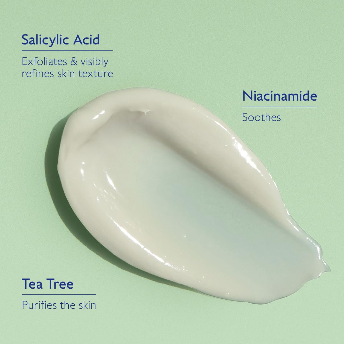 Caudalie Vinopure applied on fingertip ready for targeted use