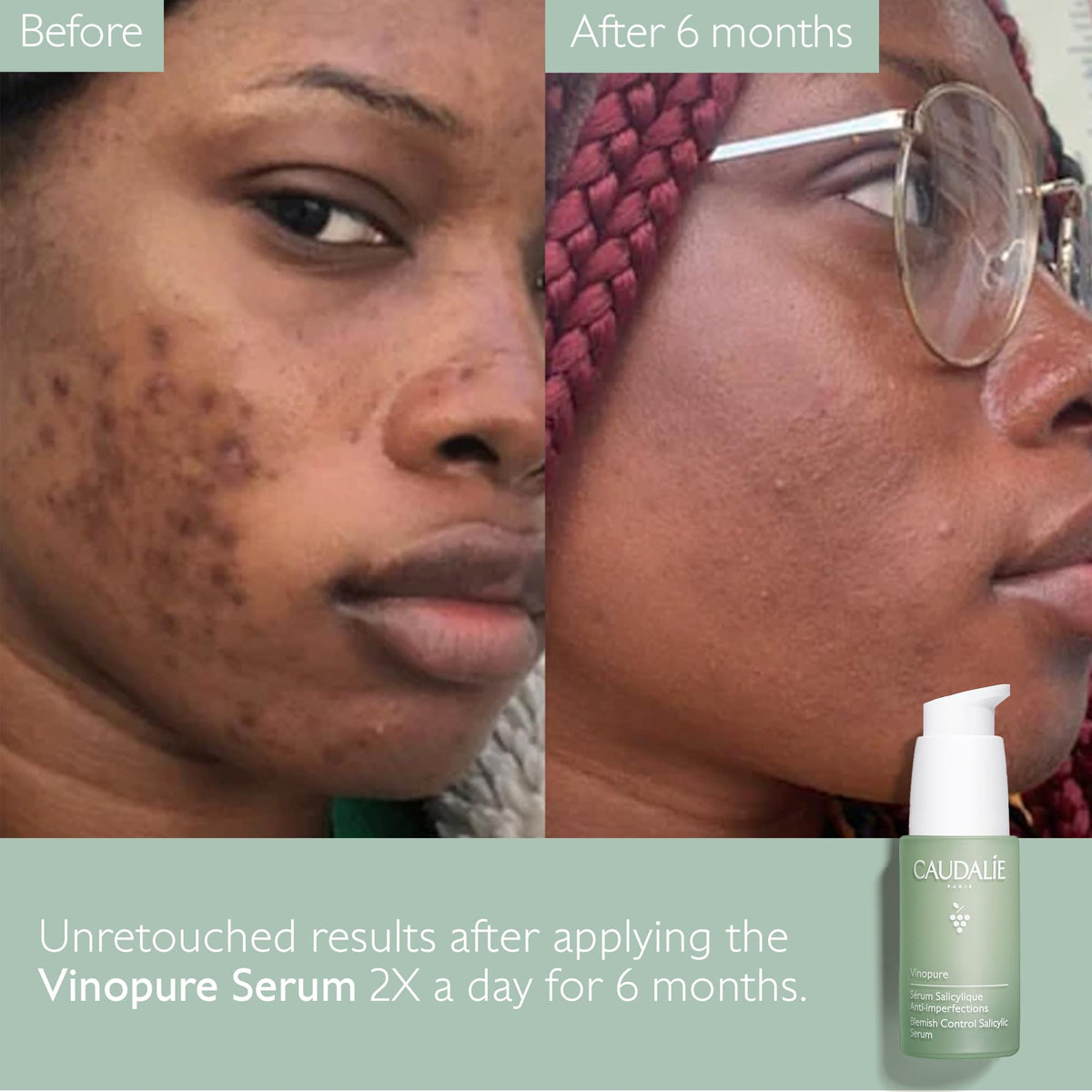 Caudalie Vinopure on bathroom counter in lifestyle scene promoting routine use