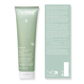 Caudalie Vinopure before and after comparison showing clearer pores
