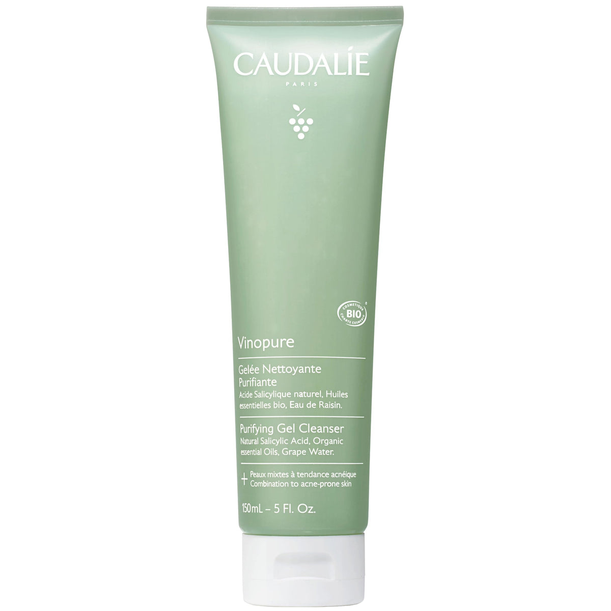 Caudalie Vinopure front bottle showing clean packaging and easy use