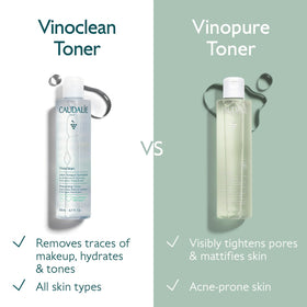 Caudalie Vinopure in hand to demonstrate 6.7 ounce scale and application