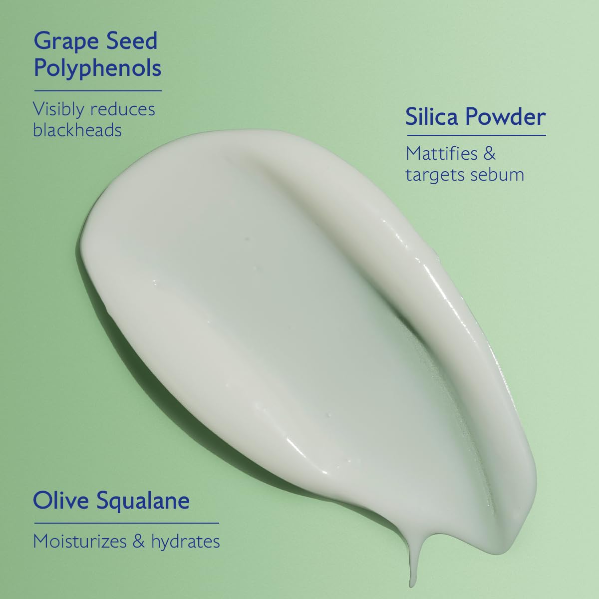 Caudalie Vinopure pump application dispensing a small amount, highlights easy daily use