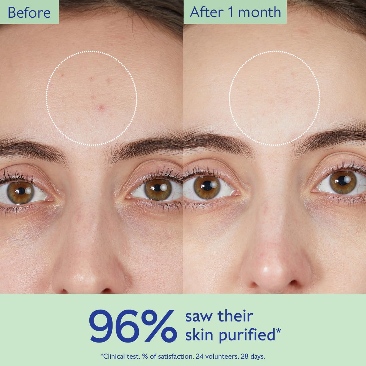 Caudalie Vinopure dispensing gel into hand for precise application benefit
