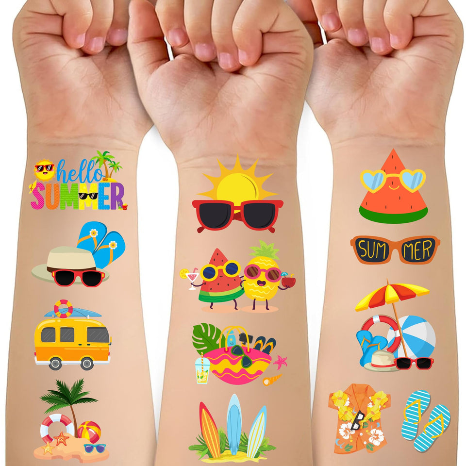 CAVALATAT front packaging showing 50 summer tattoo designs and convenience