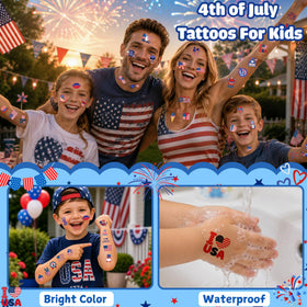 CAVALATAT child applying a tattoo quickly with water for fast party prep