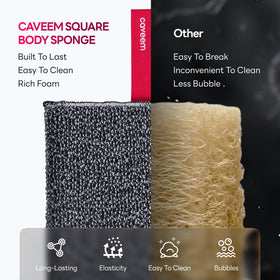 CAVEEM scrubbing elbow demonstrates removal of rough skin