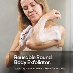 CAVEEM hanging by strap to dry on bathroom hook promoting quick air-dry