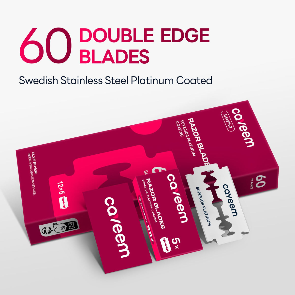 CAVEEM single wax-wrapped blade safe for handling and travel