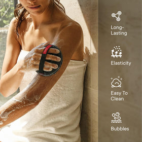 CAVEEM travel pouch with scrubber highlighting portability and hygiene