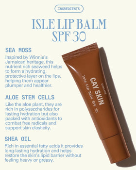 Cay Skin gloss texture swipe showing luminous finish and hydrating consistency
