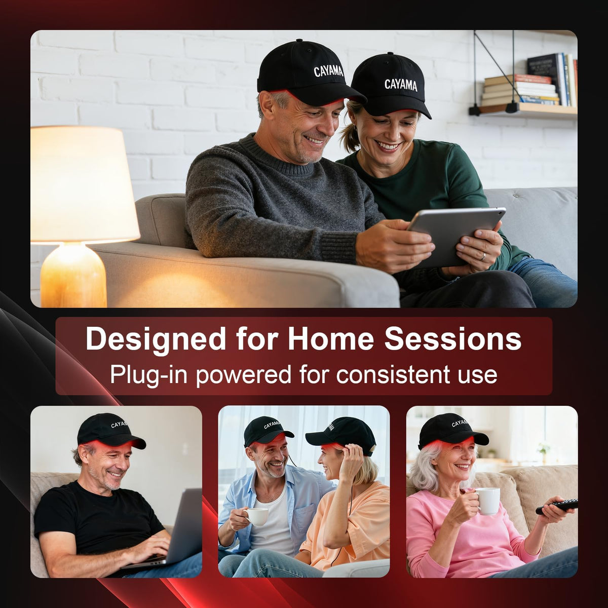 CAYAMA plug and included boost cable displaying mains and power‑bank flexibility