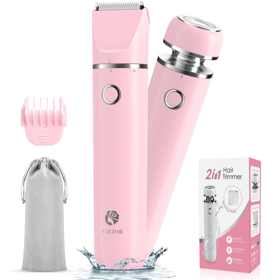 Cayzor front view of the trimmer showing controls and sleek design for easy handling
