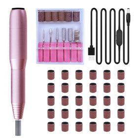 CBVCBV electric nail drill front view showing controls and benefits