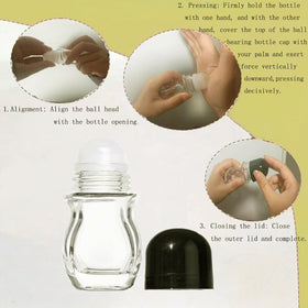Cchenxxi bottle in use applying essential oil blend to wrist for precise, mess-free application