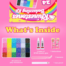 CCINPPY rhinestones applied on nails demonstrating neat professional-looking shine