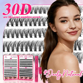 CCODDY before-and-after eye comparison showing noticeable lift and fuller lashes