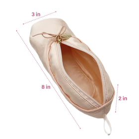 CECKQUE child holding pouch before class illustrating cute ballet appeal
