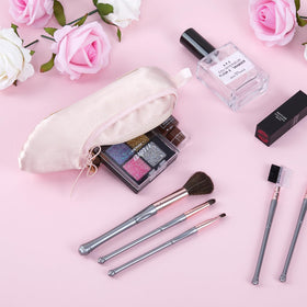 CECKQUE opened interior with cosmetics and accessories organized for convenience