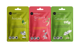 Celavi Cosmetics mask held in hand to show size and full-face coverage
